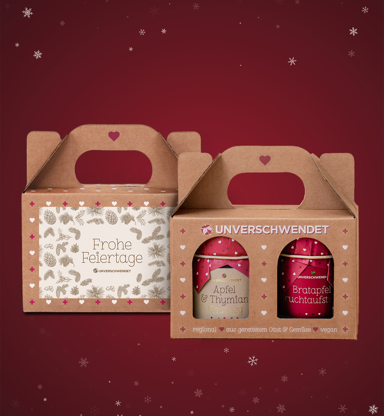 Weihnachtsduett Apfel Tannenzapfen Weihnachtsduett Apfel Tannenzapfen