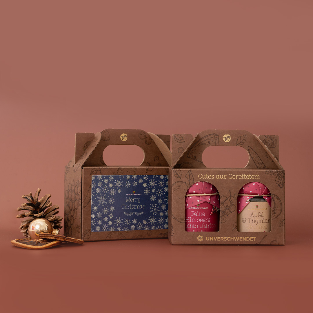 Duett Pikant & Fruchtig Weihnachten blau-gold Duett Pikant & Fruchtig Weihnachten blau-gold