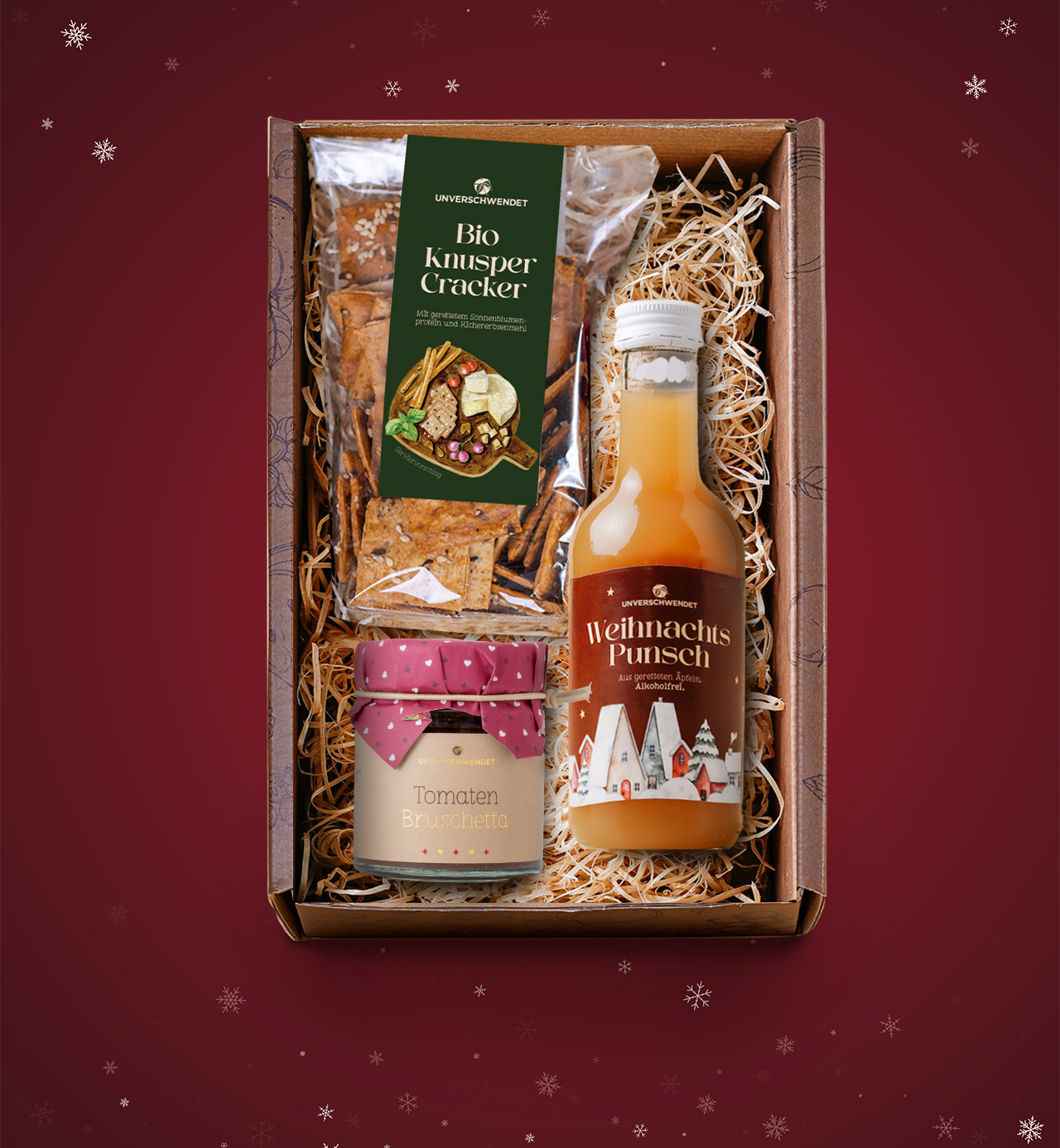 Geschenkkarton Knabberspaß & Punschzeit Geschenkkarton Knabberspaß & Punschzeit
