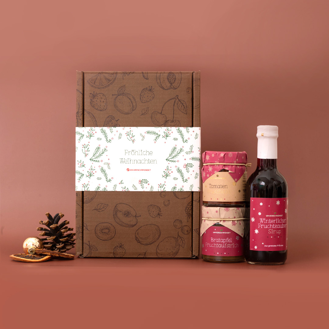 Geschenkkarton Der Weihnachtsklassiker Weihnachten rot-grün-weiß Geschenkkarton Der Weihnachtsklassiker Weihnachten rot-grün-weiß