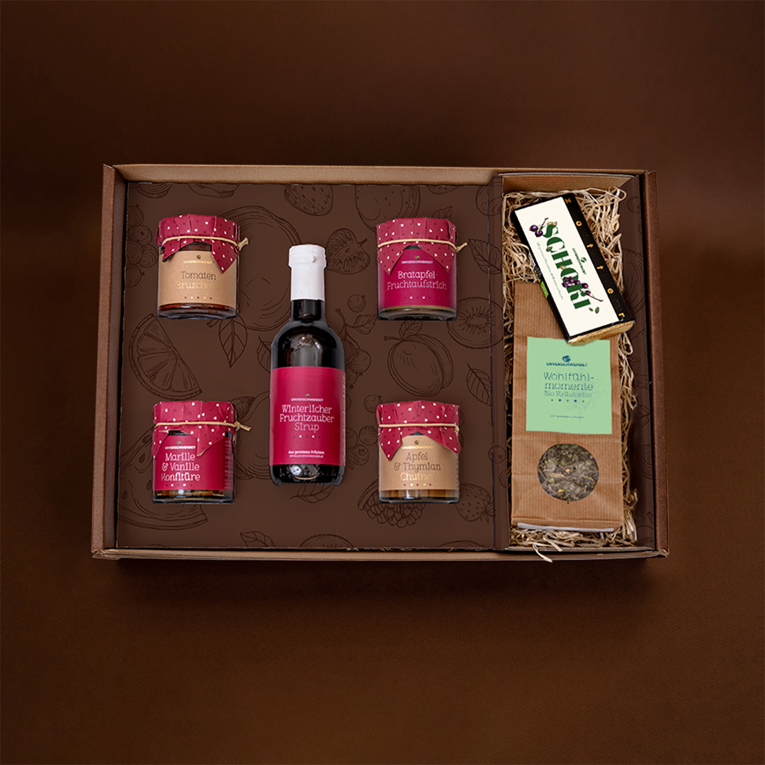 Große Geschenkbox Bunte Genusswelt Große Geschenkbox Bunte Genusswelt