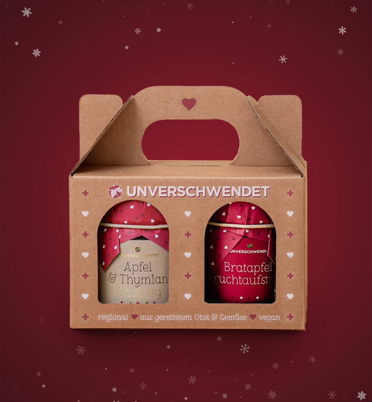 Weihnachtsduett Apfel Tannenzapfen