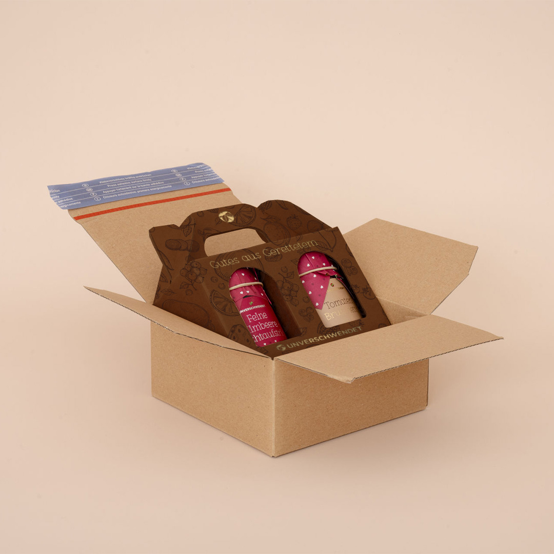Duett-Geschenkset in Versandkarton (nude-farbener Hintergrund) Duett-Geschenkset in Versandkarton
